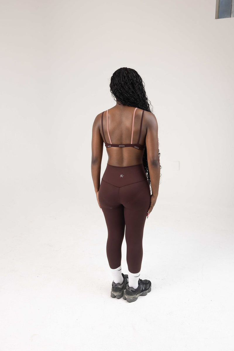 SoftMotion Bralette with Reflective Logo Back View