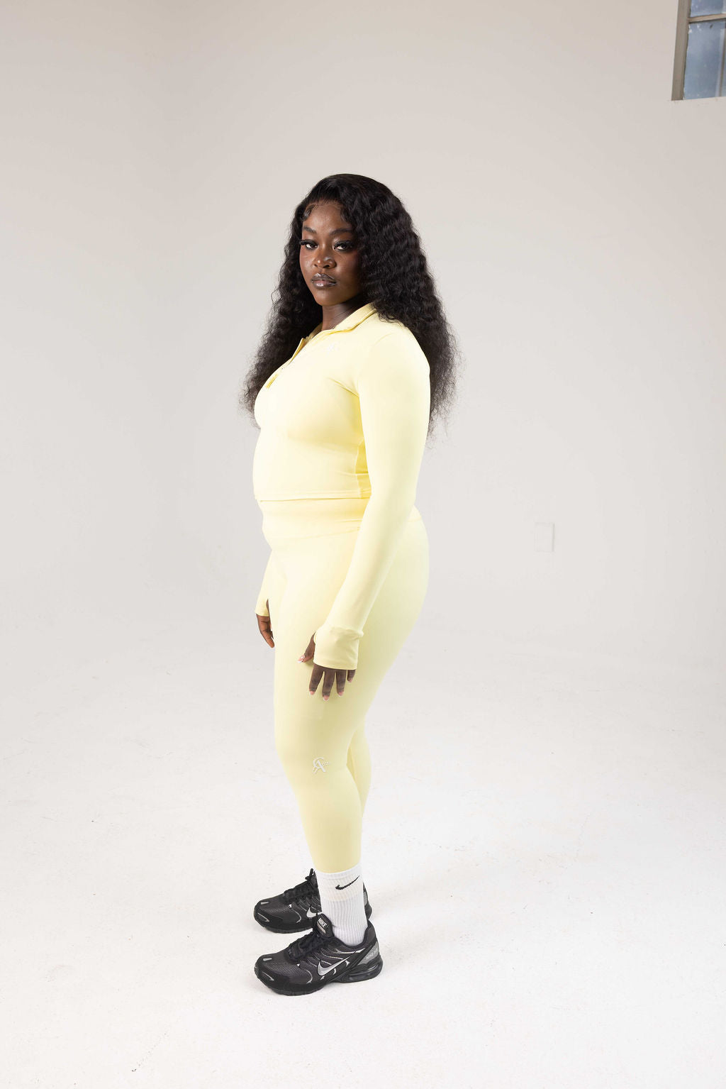 SculptLab V-Back Leggings - Yellow