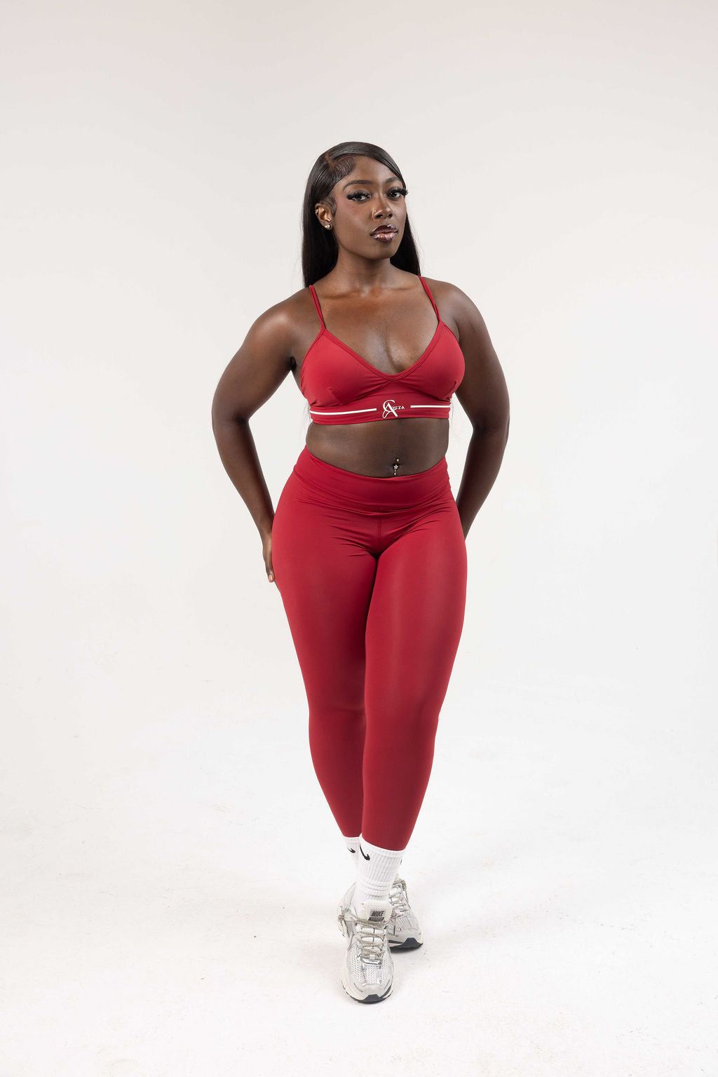 SculptLab Yoga Bra - Red