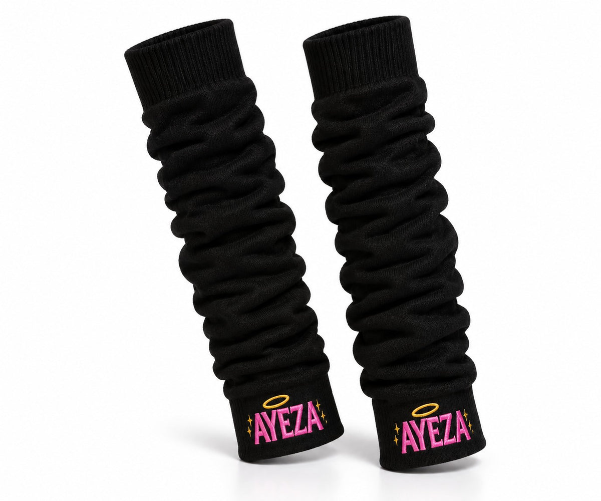Y2K LEG WARMERS - BLACK
