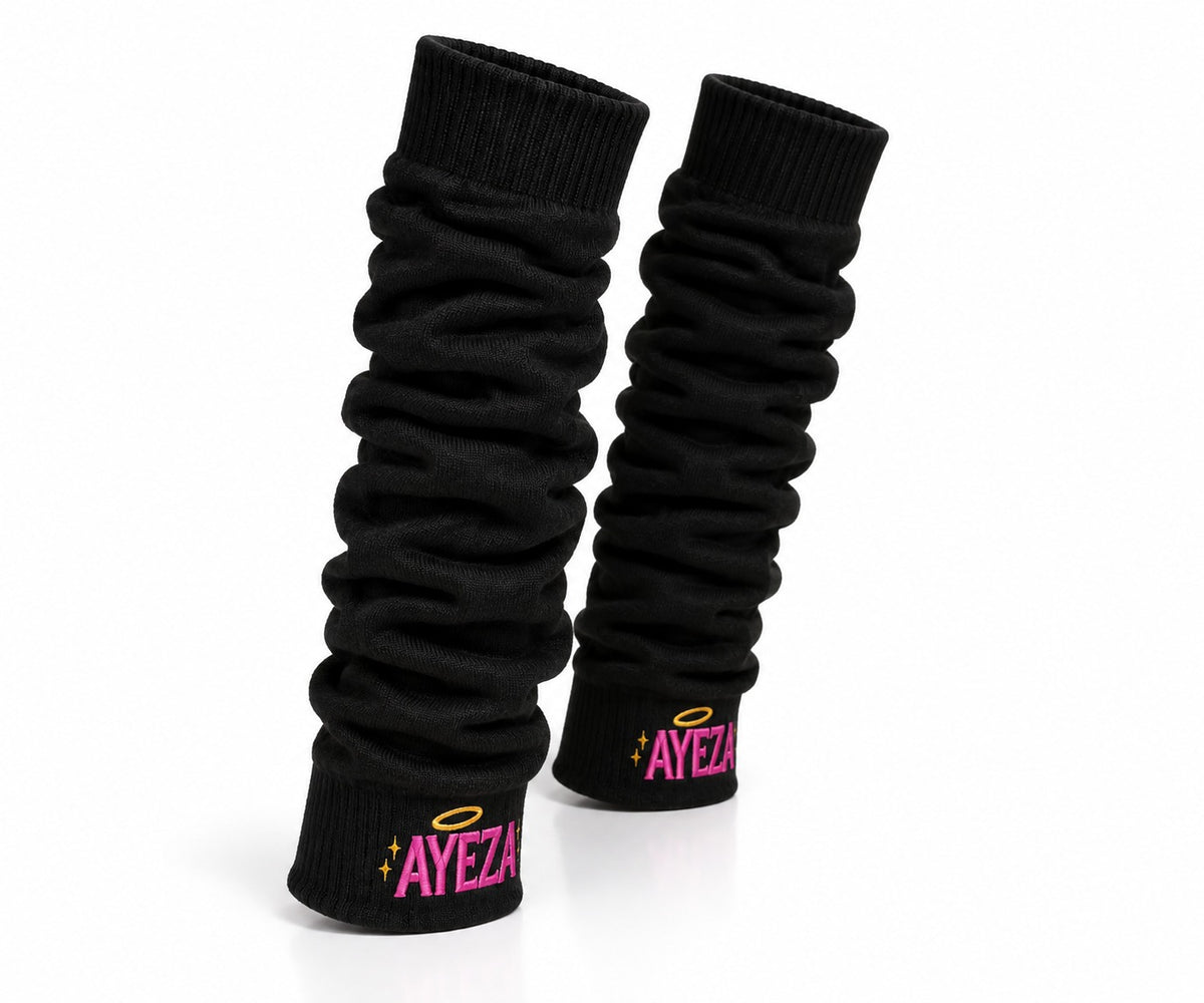 Y2K LEG WARMERS - BLACK