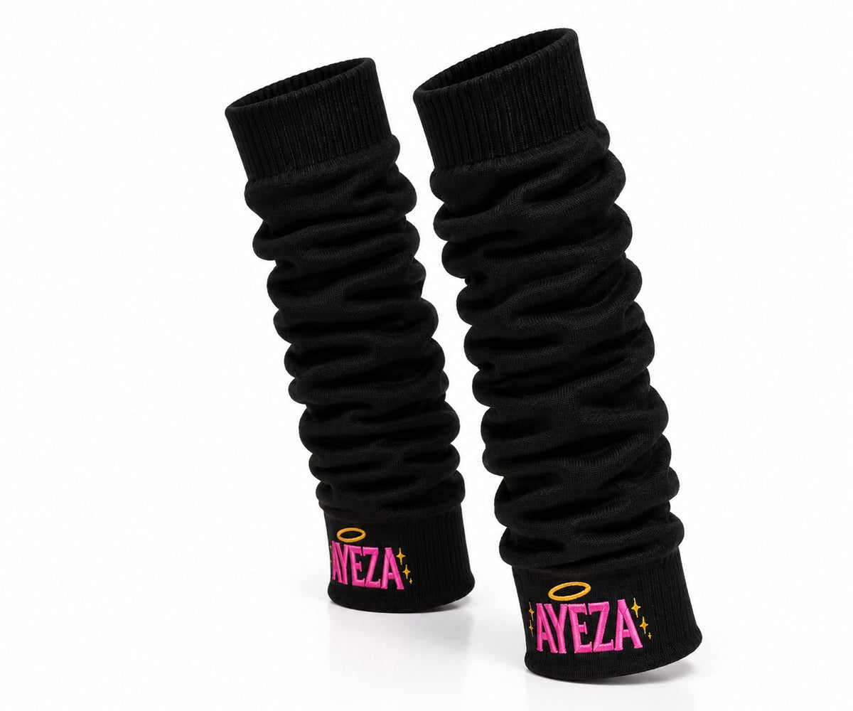 Y2K LEG WARMERS - BLACK