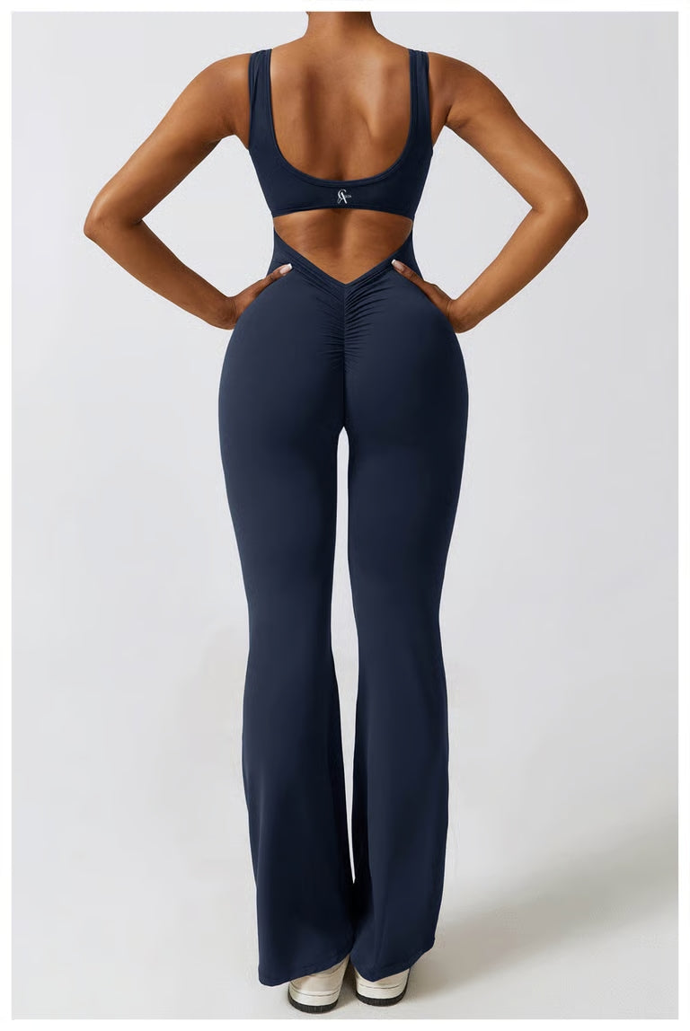Aqua - Jumpsuit Back View