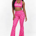 Y2K Leopard Flare Pants