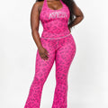 Y2K Leopard Halter Top