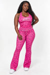 Y2K Leopard Halter Top