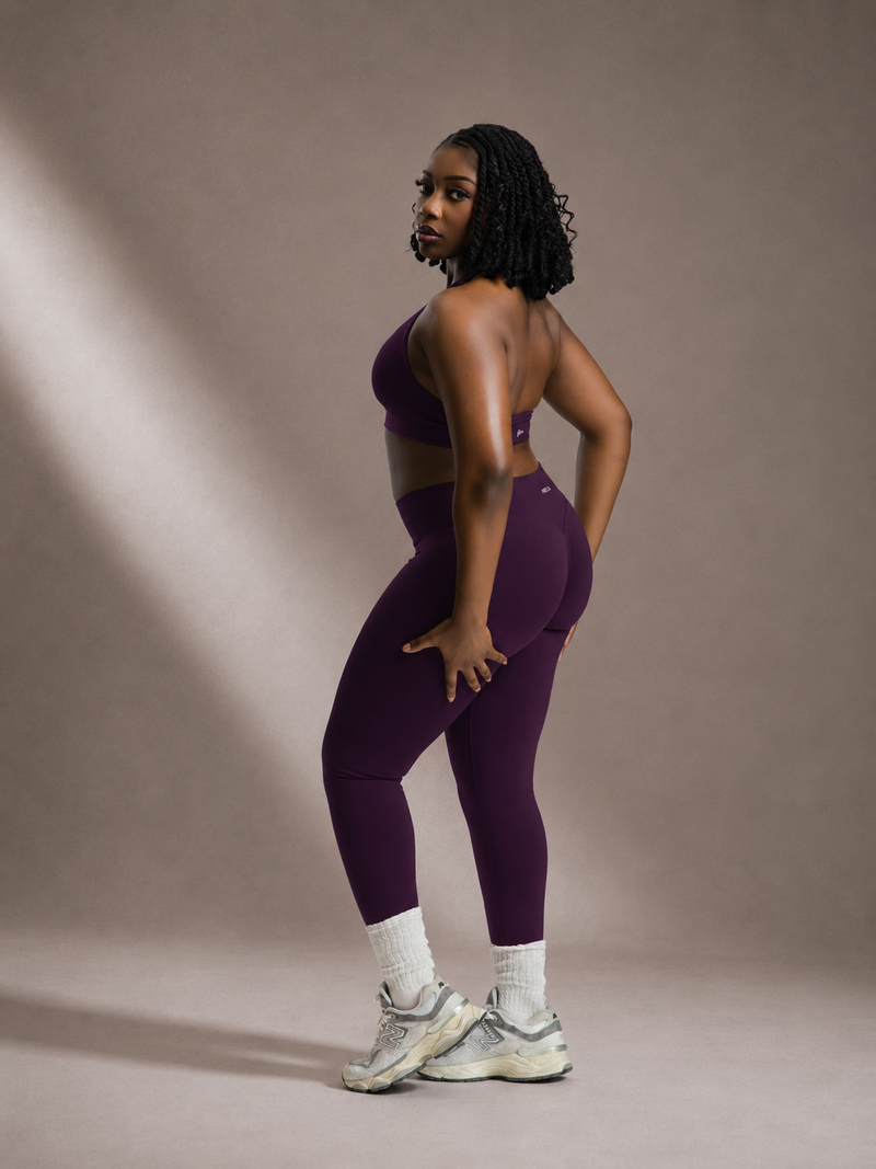 SculptLab Leggings - Purple Back View