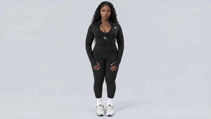 SculptLab V-Back Leggings - Black