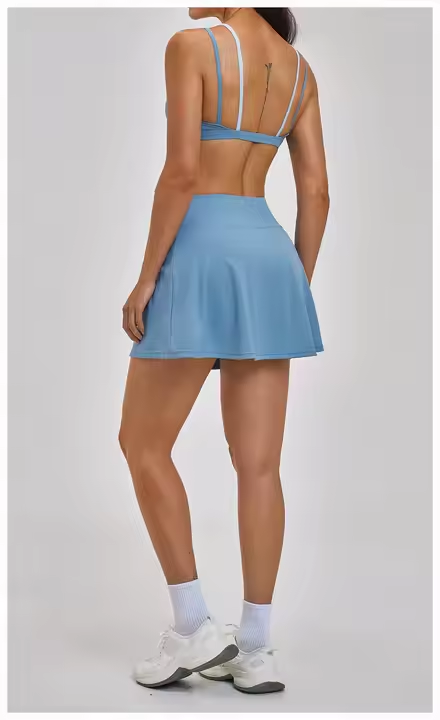 SoftMotion Bralette with reflective logo (blue)