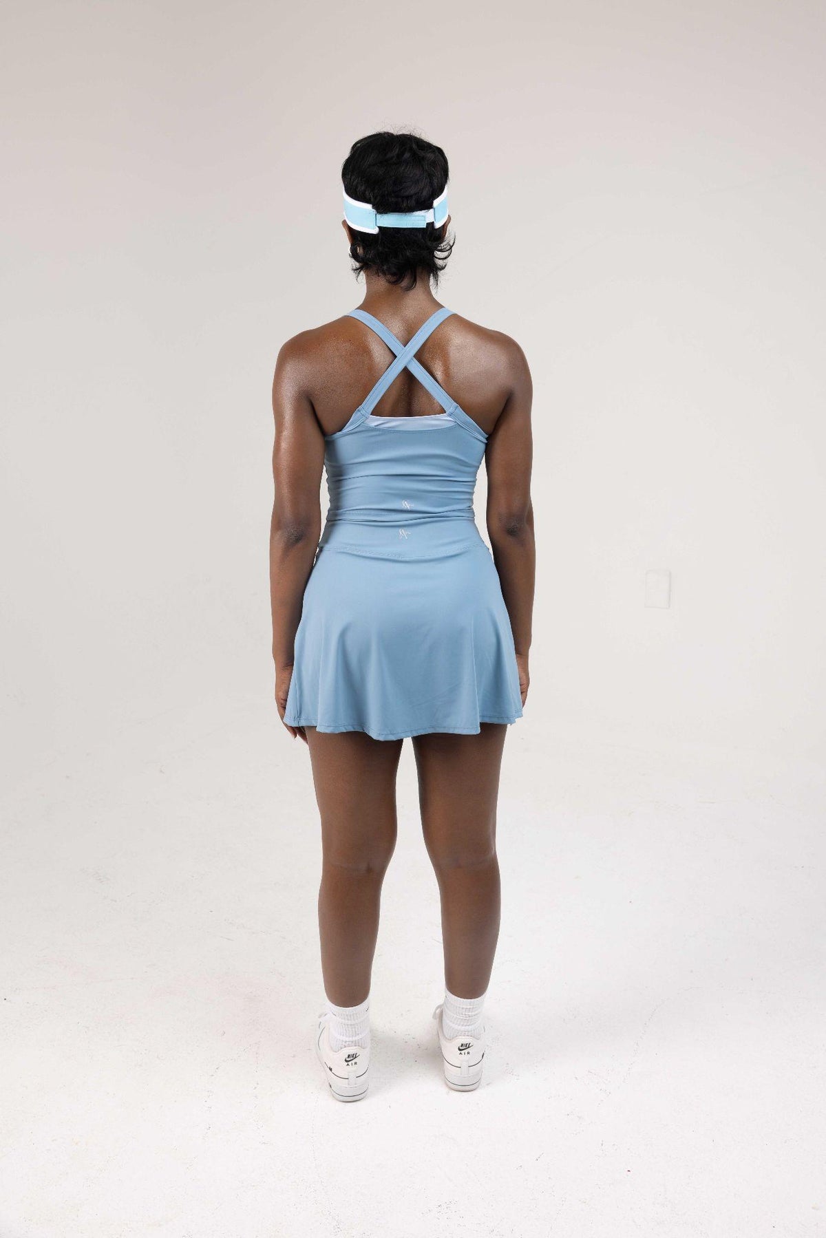 SoftMotion Shirt & Skirt with Reflective Logo - Blue