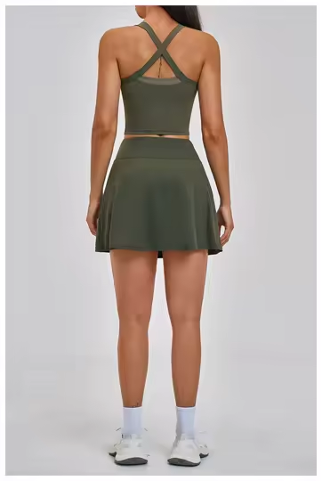SoftMotion Skirt with reflective logo, SoftMotion Shirt with reflective logo (green)